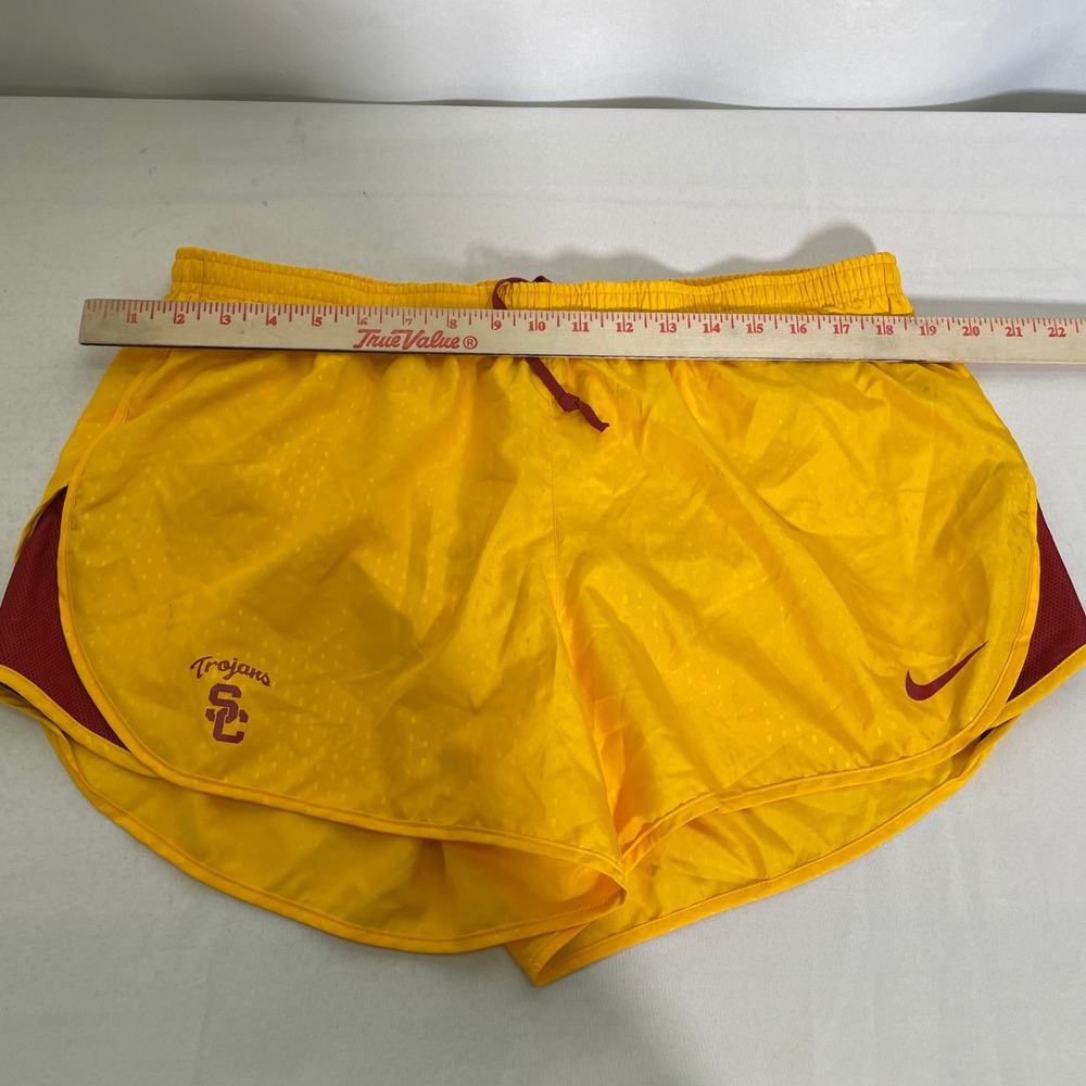 USC Trojans NCAA Nike Dri-FIT Gold Athletic Running Shorts Women's XL - Picture 11 of 12